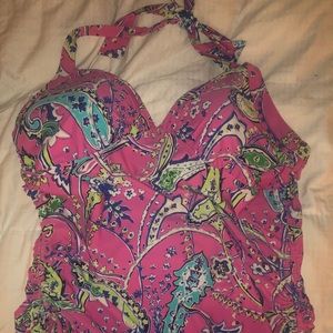 LANE BRYANT SWIM TANKINI TOP sz 24/26